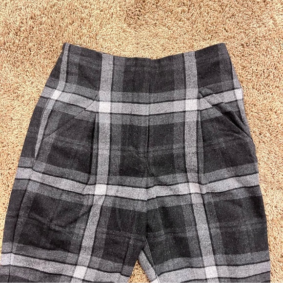 Aritzia Wilfred Chambéry Check Pant in Charcoal/Black - Size 00 - Picture 3 of 14